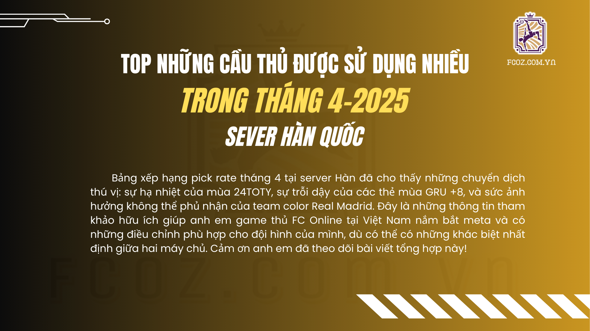 Xu hướng Pick cầu thủ