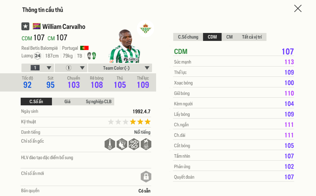 Carvalho 23HW