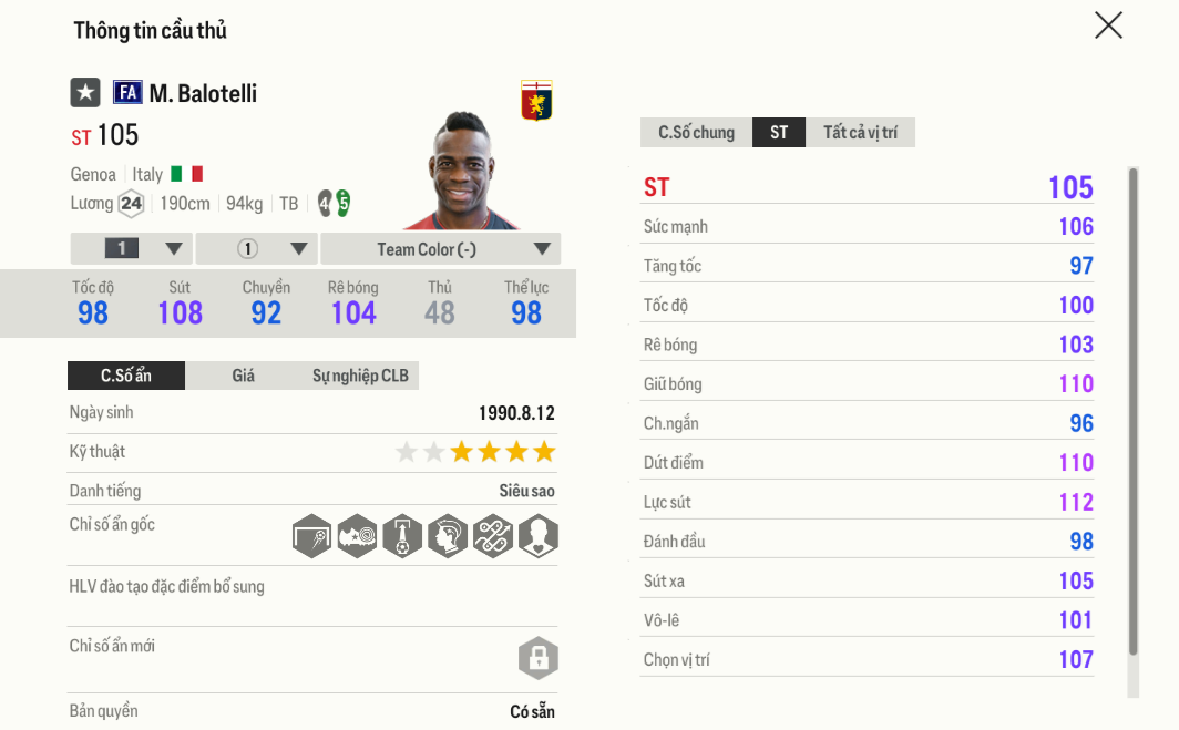 Balotelli FA