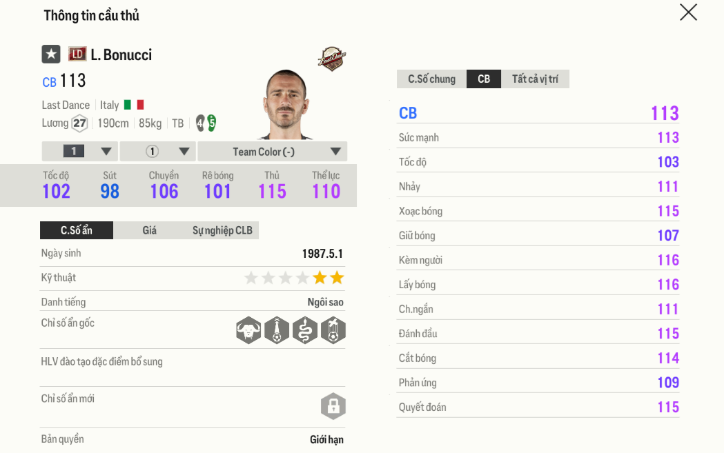 Bonucci LD