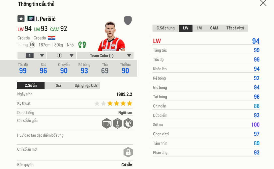 Review Ivan Perišić UP