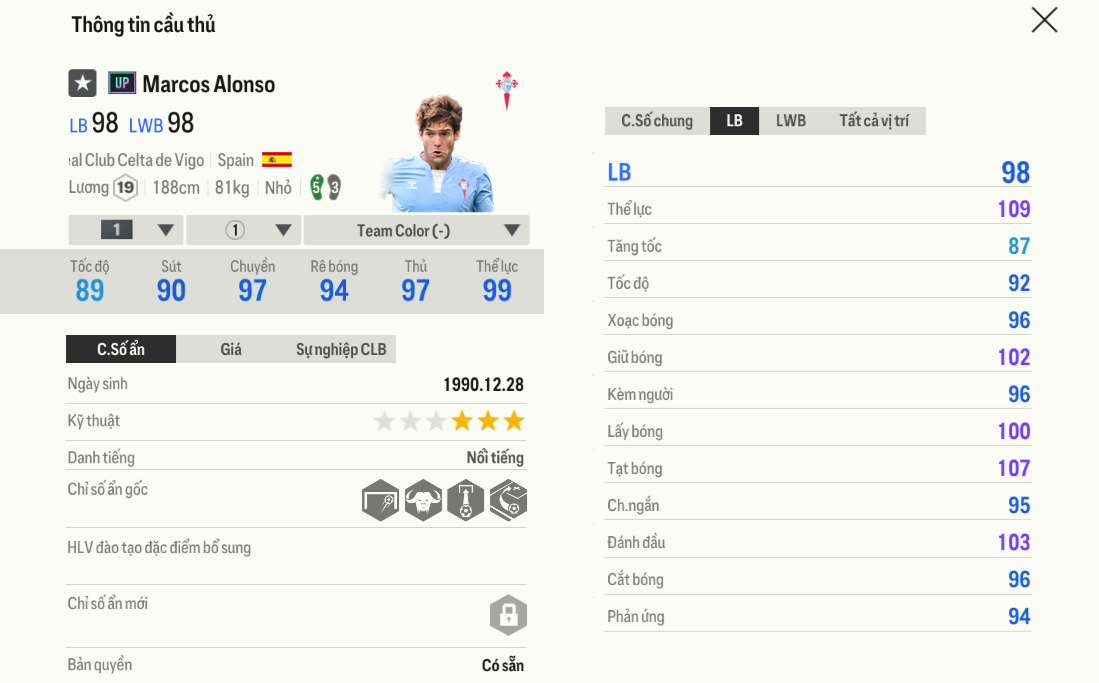 Review Marcos Alonso UP