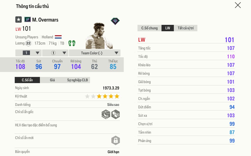 Review Marc Overmars UP