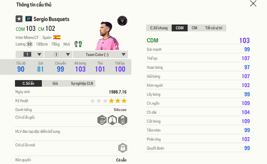 Review Sergio Busquets UP