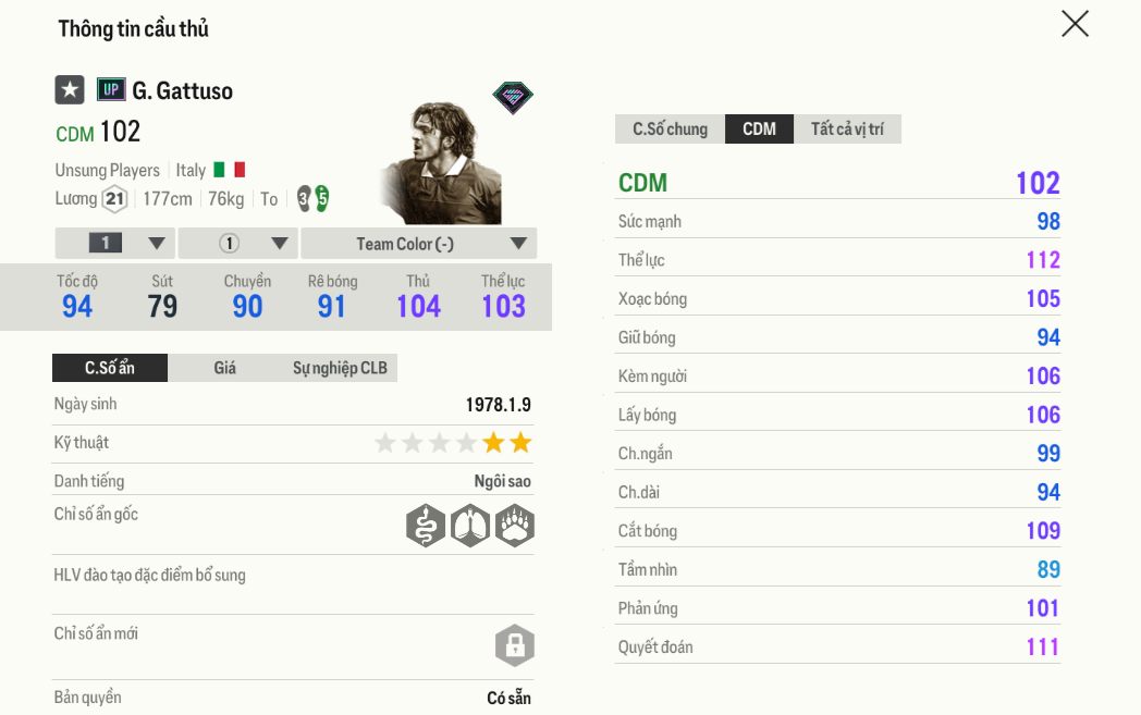 Review Gennaro Gattuso UP