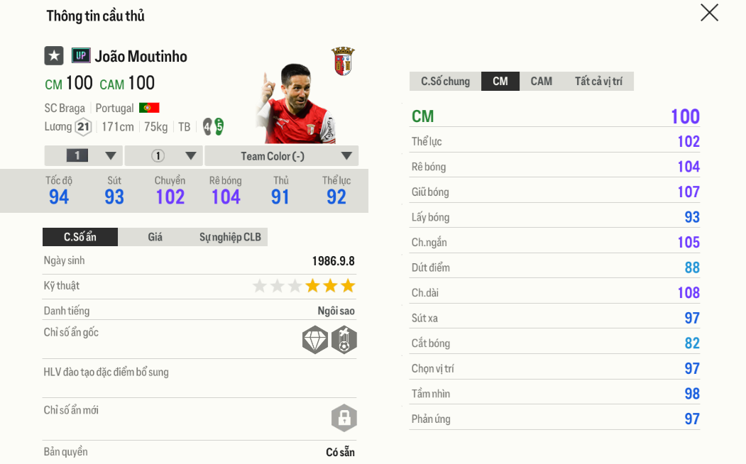 Review João Moutinho UP