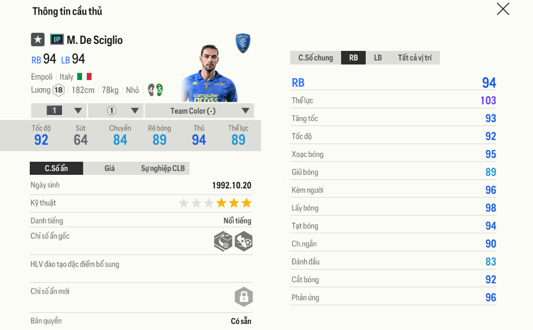Review Mattia De Sciglio UP