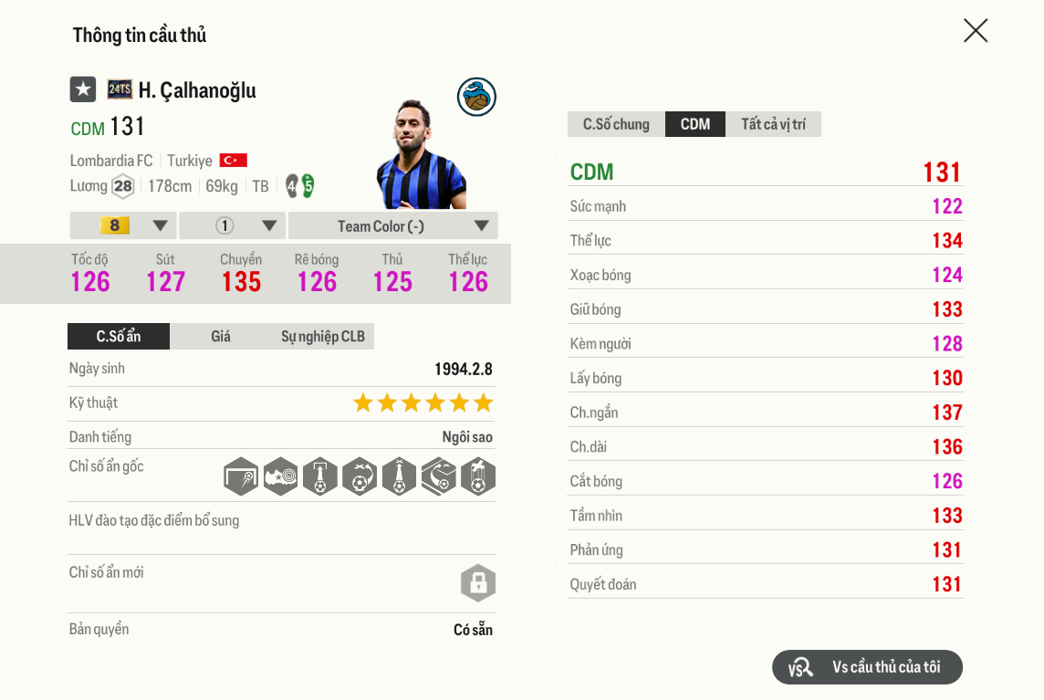 Review Hakan Çalhanoğlu 24ts