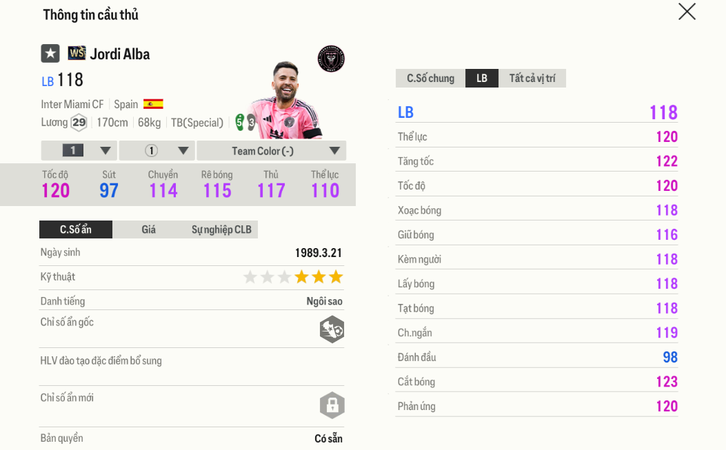 Review Jordi Alba WS