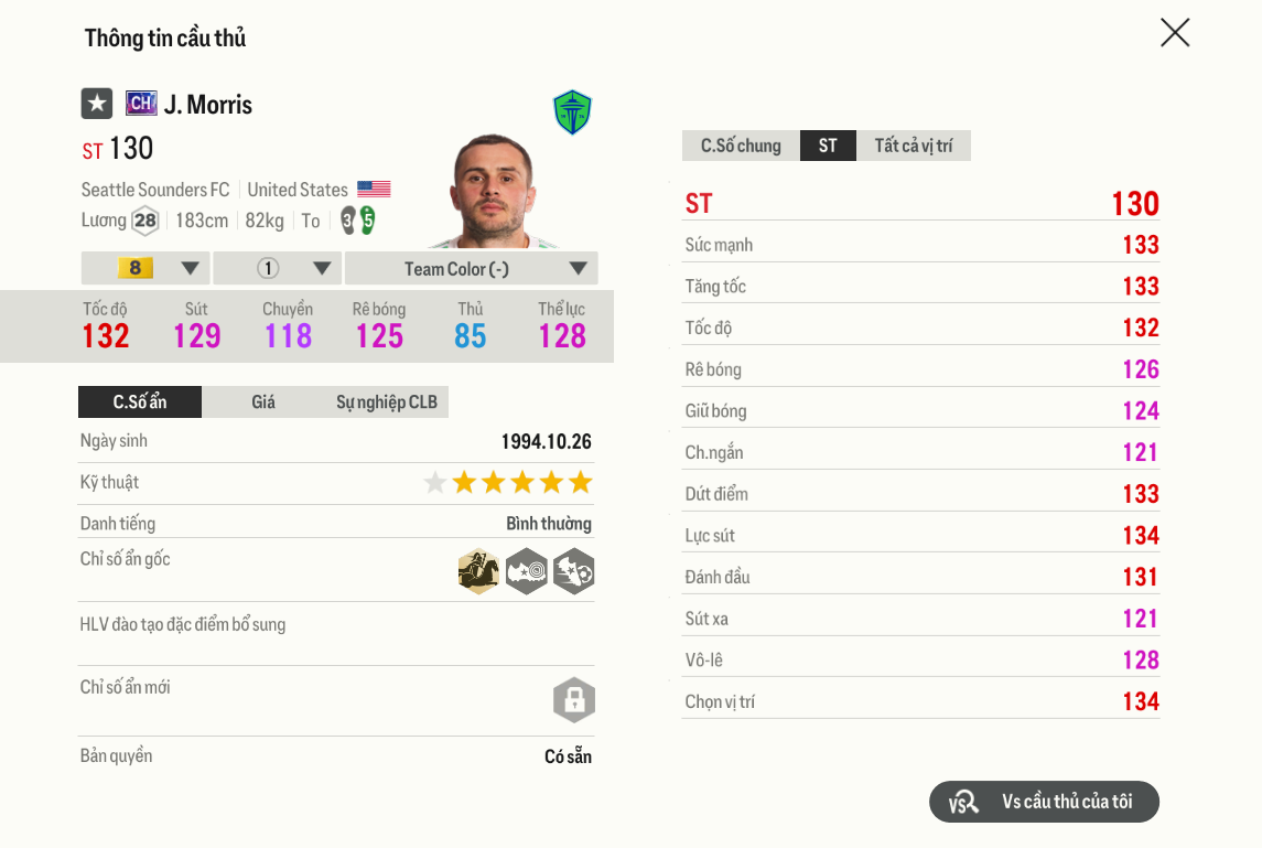 Review Jordan Morris CH