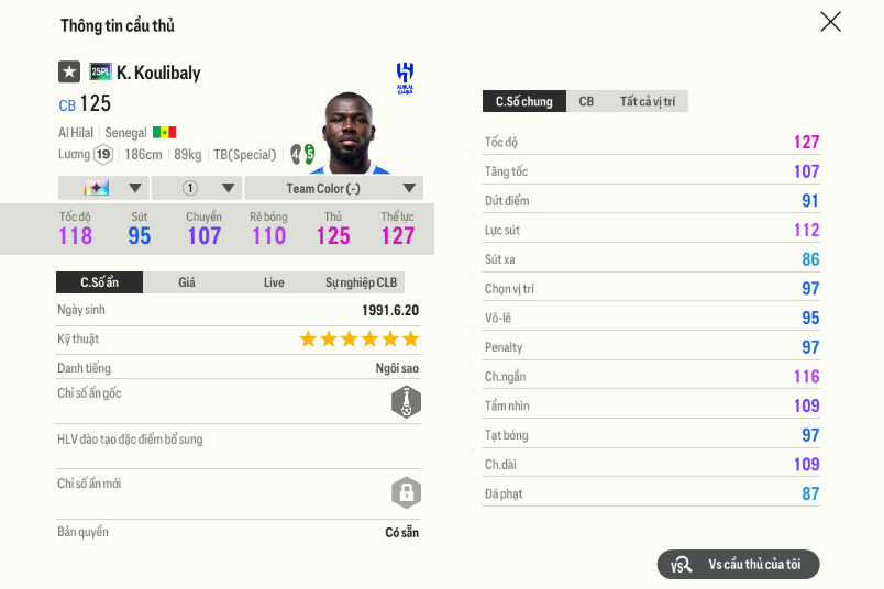 10 Kalidou Koulibaly 25pl