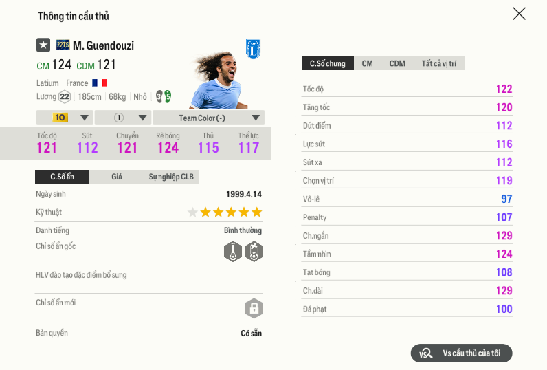 26 Mattéo Guendouzi 22ts