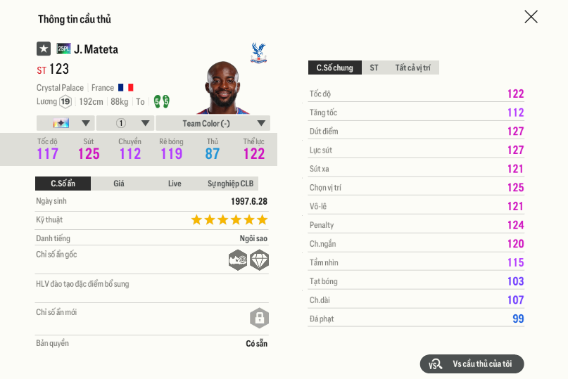 42 Jean-philippe Mateta 25pl