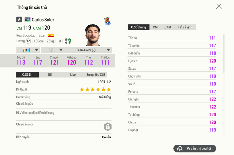 44 Carlos Soler 25pl