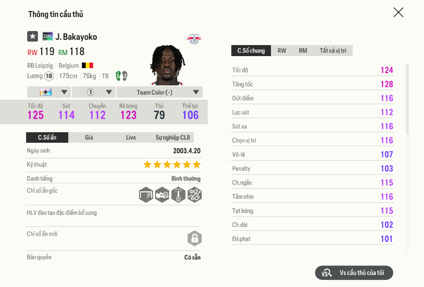 49 Johan Bakayoko 25pl