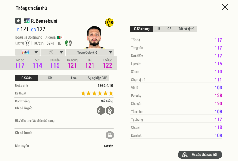 49 Ramy Bensebaini 25pl