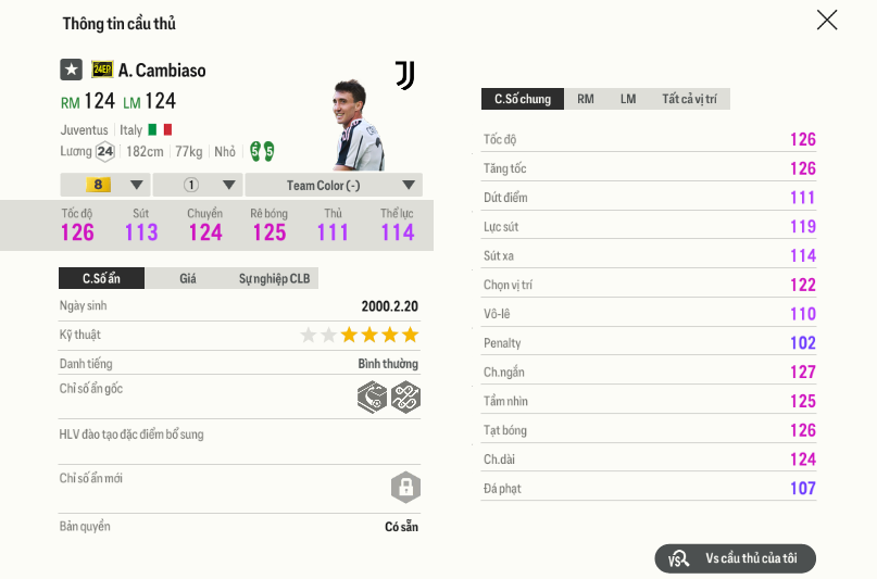 54 Andrea Cambiaso 24ep