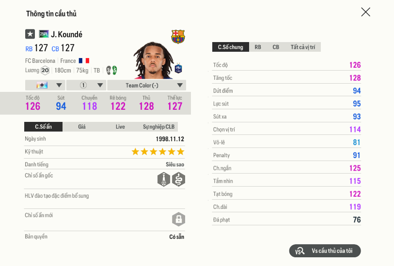 55 Jules Koundé 25pl