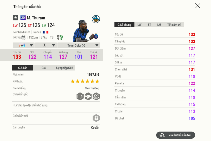 63 Marcus Thuram 20ucl