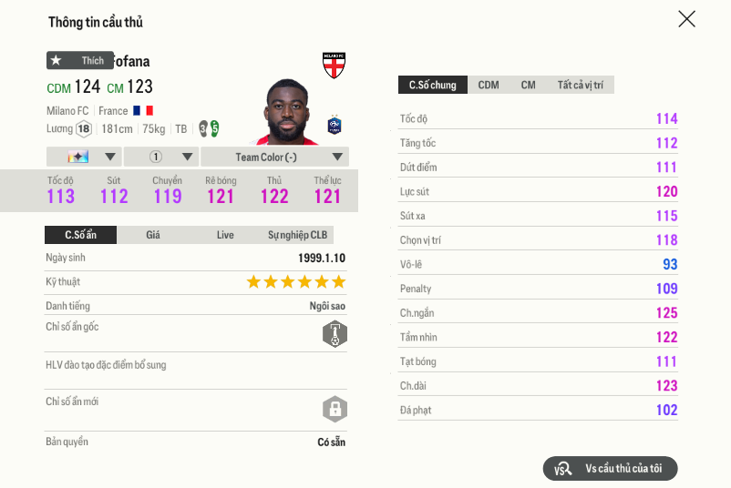 69 Youssouf Fofana 25pl