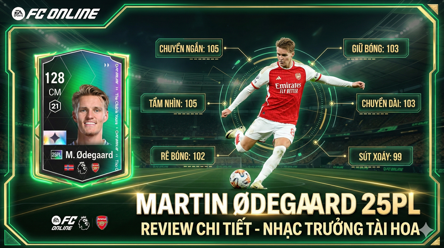 Martin Ødegaard 25pl