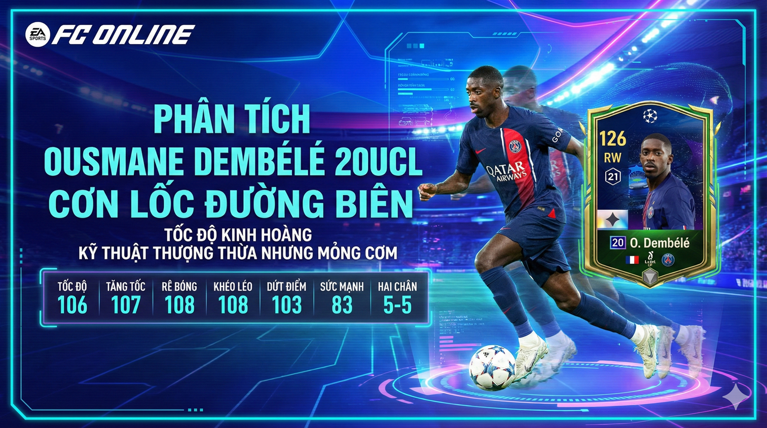 Ousmane Dembélé 20ucl