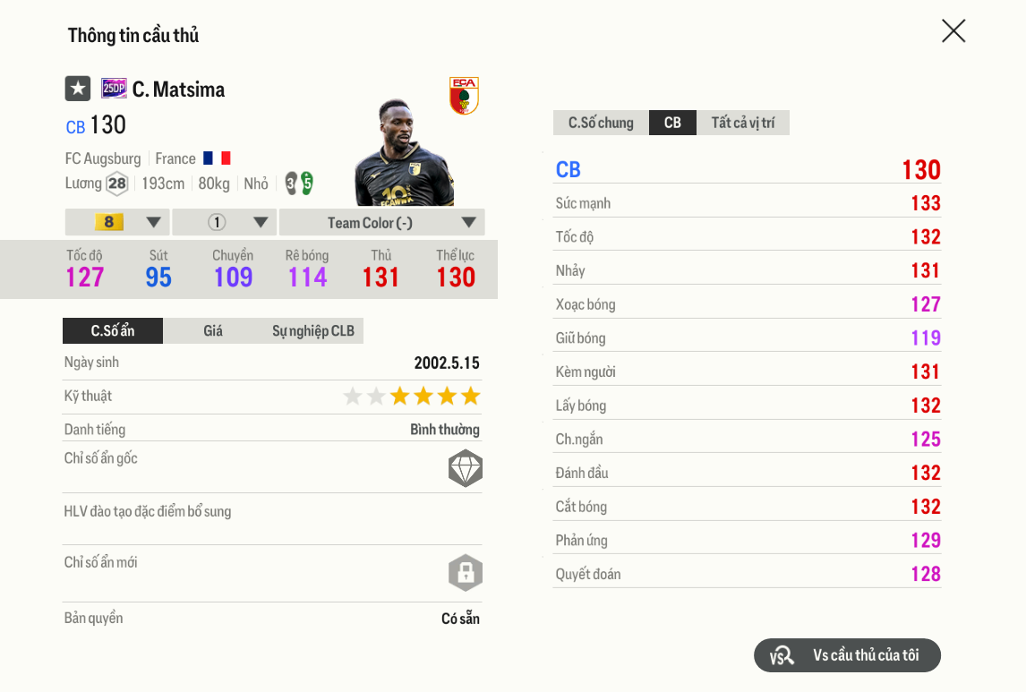 Review Chrislain Matsima 25dp