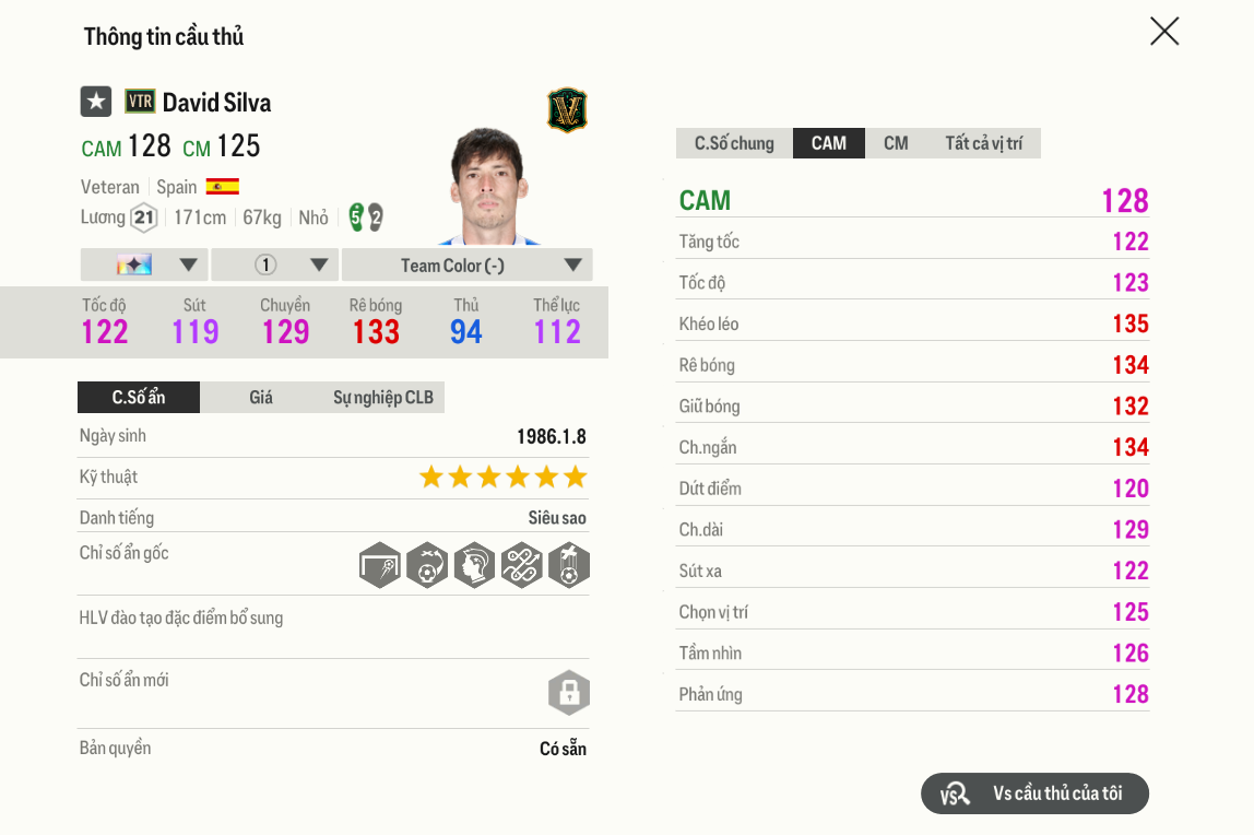 Review David Silva Vtr