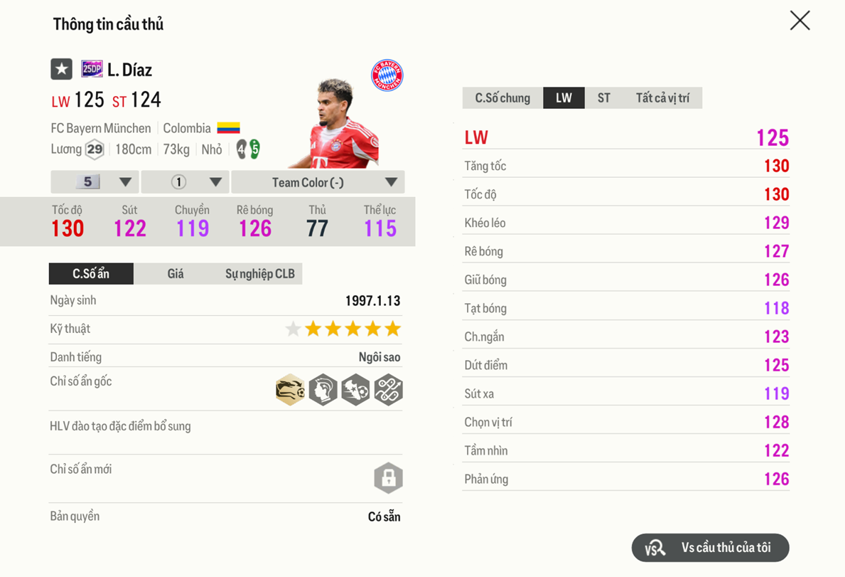 Review Luis Díaz 25dp