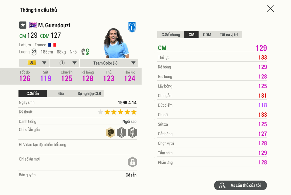 Review Mattéo Guendouzi 25dp