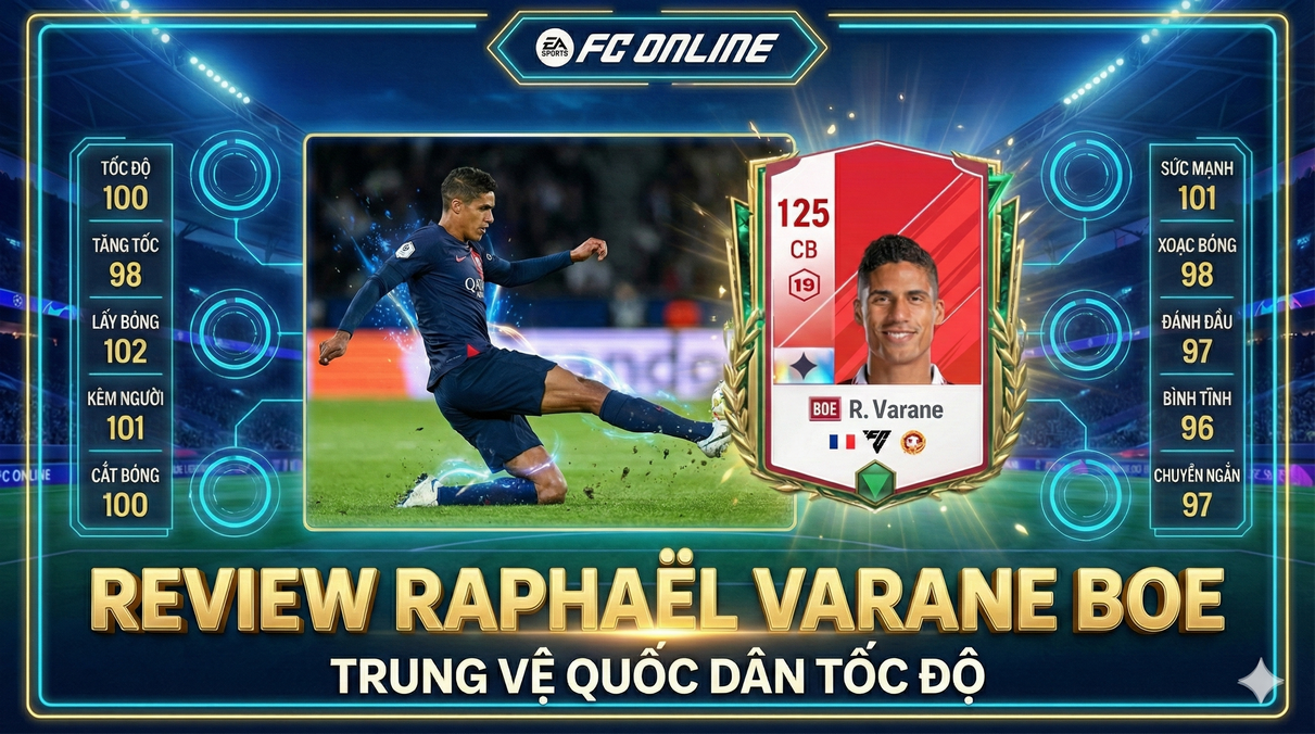 Review Raphaël Varane Boe