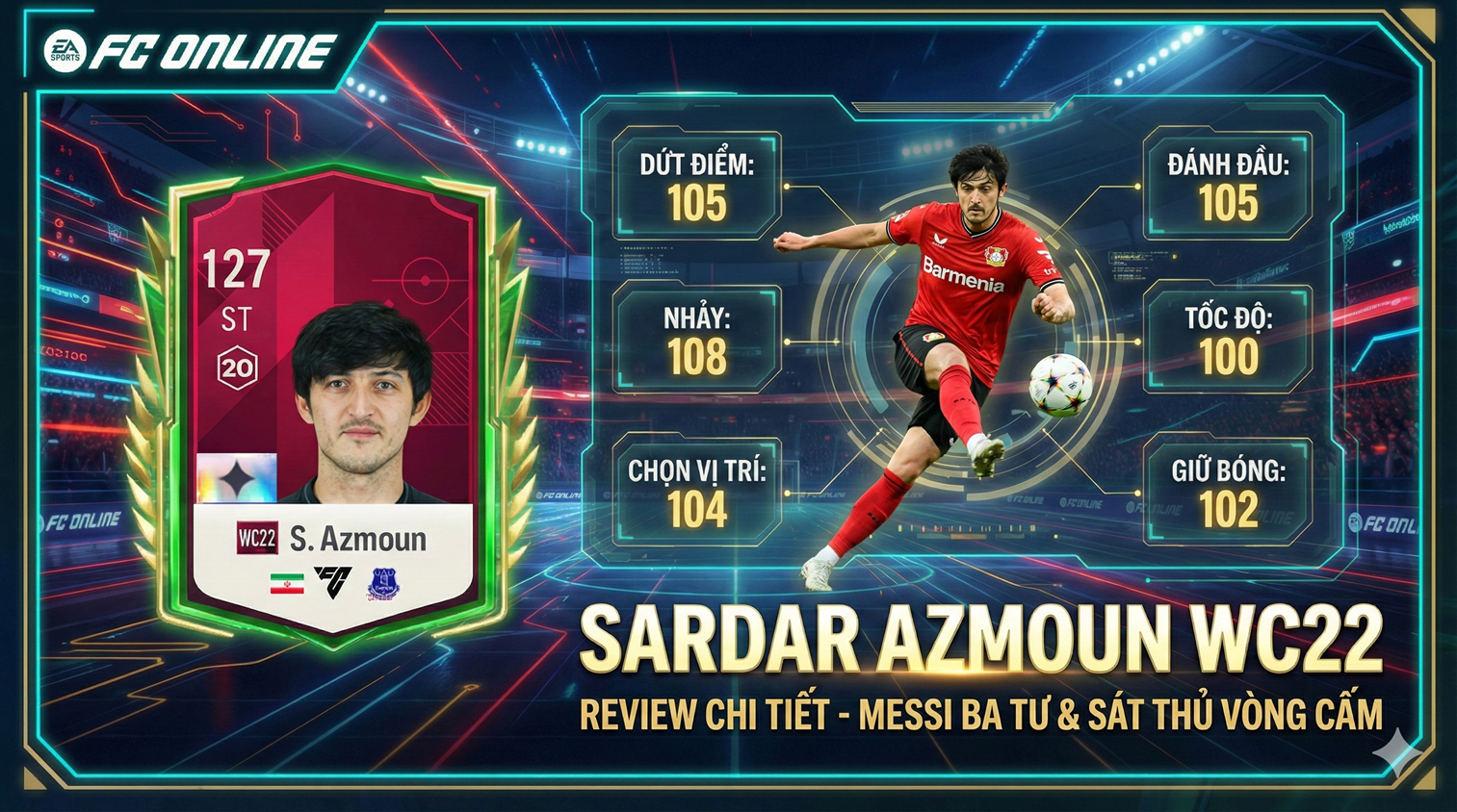Review Sardar Azmoun Wc22